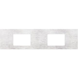 Fienza Undermount Vanity Bench Top 1800mm (No Taphole) Double Bowl Silica Free Polar Sacco 511-147-SF