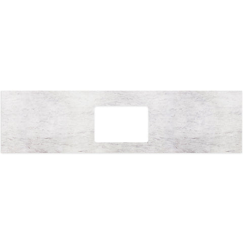 Fienza Undermount Vanity Bench Top 1800mm (No Taphole) Single Bowl Silica Free Polar Sacco 511-148-SF