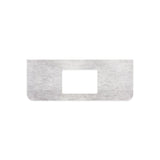 Fienza Curved Undermount Vanity Bench Top 1205x465x20mm (No Taphole) Silica Free Polar Sacco 511-158-SF