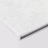 Fienza Polar Sacco 600mm Ensuite Size Stone Top (No Taphole) Silica Free 511-150-SF