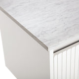 Fienza Polar Sacco 750mm Ensuite Size Stone Top (No Taphole) Silica Free 511-151-SF