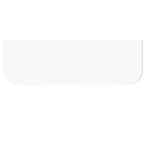 Otti Havana Top 1800x500x20mm (No Hole) Pure White STHA185PW-NH