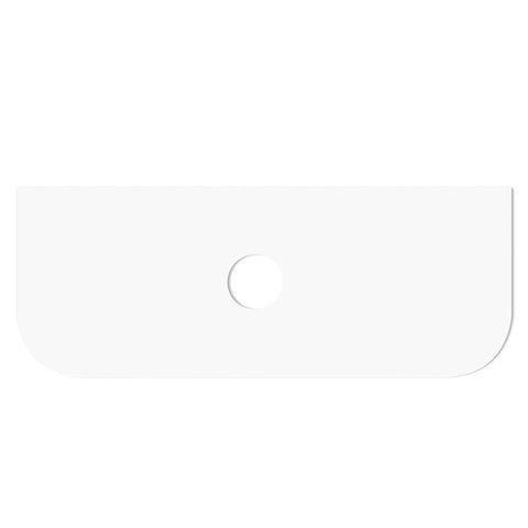 Otti Bondi Solid Surface Top Single Bowl 1200x460x20 Matte White STBO124MW