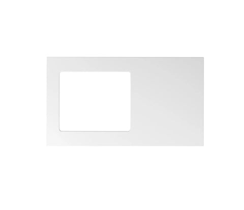 Otti Noosa Fluted Laundry Cabinet 1060mm White / Pure White Top LA-1060-NSW-PW