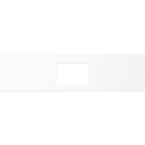 Fienza Solid Surface Benchtop 1800mm w/ Single Undermount Basin Hole (1 Taphole) Pure White 530-126