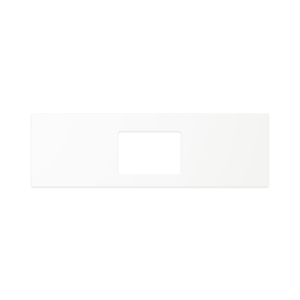 Fienza Solid Surface Benchtop 1500mm w/ Undermount Basin Hole (No Taphole) Pure White 530-145