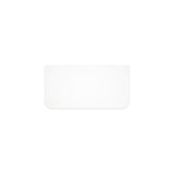 Fienza Curved Solid Surface Benchtop 900mm (No Taphole) Pure White 530-162