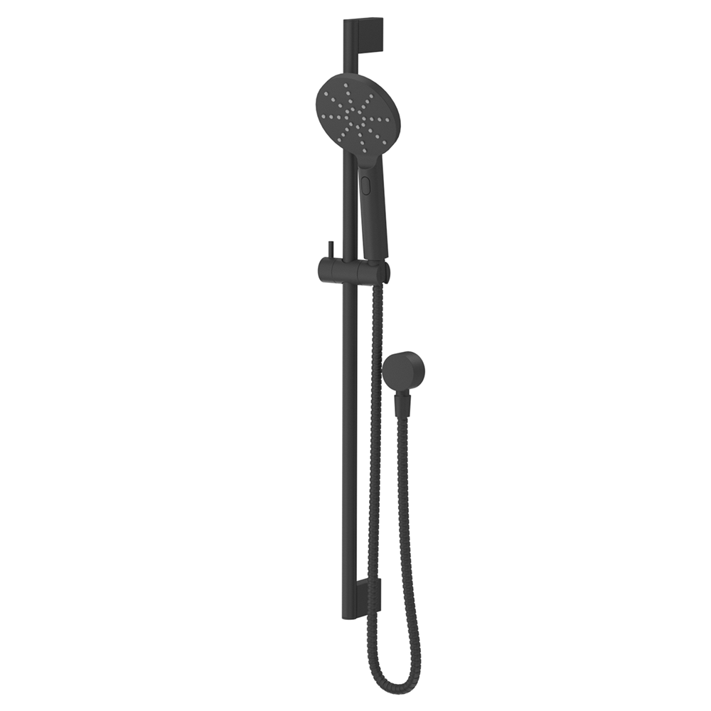 Bella Vista Mica Shower Rail Black R01-R-P-BLK
