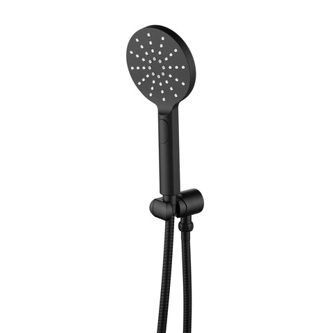 Bella Vista Mica Wide Hand Shower Black R01-V2-SHRT-BLK