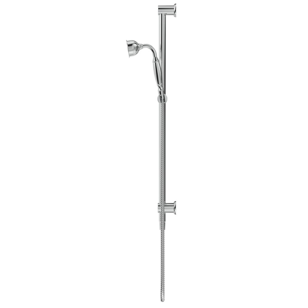 Bella Vista Mica Heritage Shower Rail Chrome R04-CP