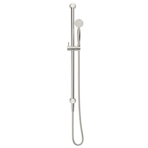Bella Vista Mica Heritage Shower Rail Brushed Nickel R04-BN