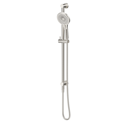 Bella Vista Mica Shower Rail Inbuilt Inlet Brushed Nickel R06-R-BN
