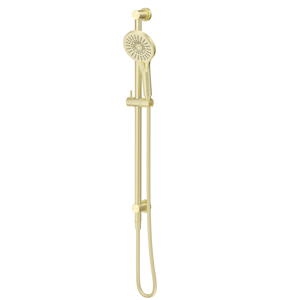 Bella Vista Mica Shower Rail Inbuilt Inlet French Gold R06-R-FG