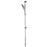 Bella Vista Mica Fluted Shower Rail Inbuilt Inlet Brushed Nickel R06-R-NR-BN