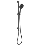Bella Vista Mica Fluted Shower Rail Inbuilt Inlet Gunmetal R06-R-NR-GM