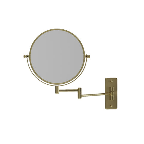 Thermogroup Ablaze Magnifying Mirror Non Lit Wall Mount x5 Brushed Brass R16SMBB