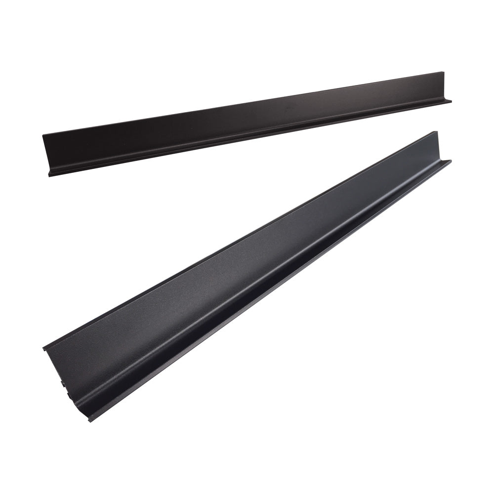 Fienza Aluminium Channels 900mm Pair (Suits Quest) Matte Black RAIL90MB