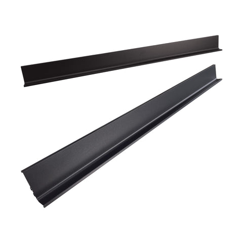 Fienza Aluminium Channels 750mm Pair (Suits Quest) Matte Black RAIL75MB