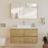 Fienza Petra Above Counter Basin w/ Overflow (1 Taphole) 600mm Gloss White RB2174