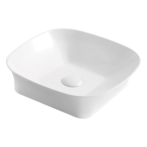 Fienza Chloe Above Counter Basin 400x400mm Gloss White RB2245