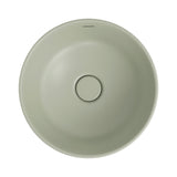 Fienza Reba Luxe Round Basin w/ Overflow Above Counter Olive RB3135MG