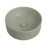Fienza Reba Luxe Round Basin w/ Overflow Above Counter Olive RB3135MG