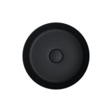 Fienza Reba Mini Round Above Counter Basin 310x110mm Matte Black RB3280B