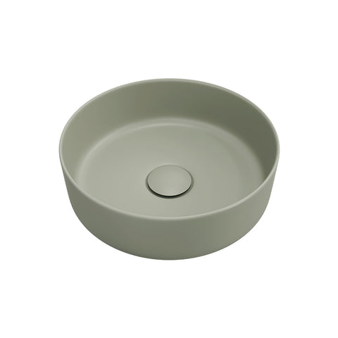 Fienza Reba Mini Round Above Counter Basin 310x110mm Olive RB3280MG