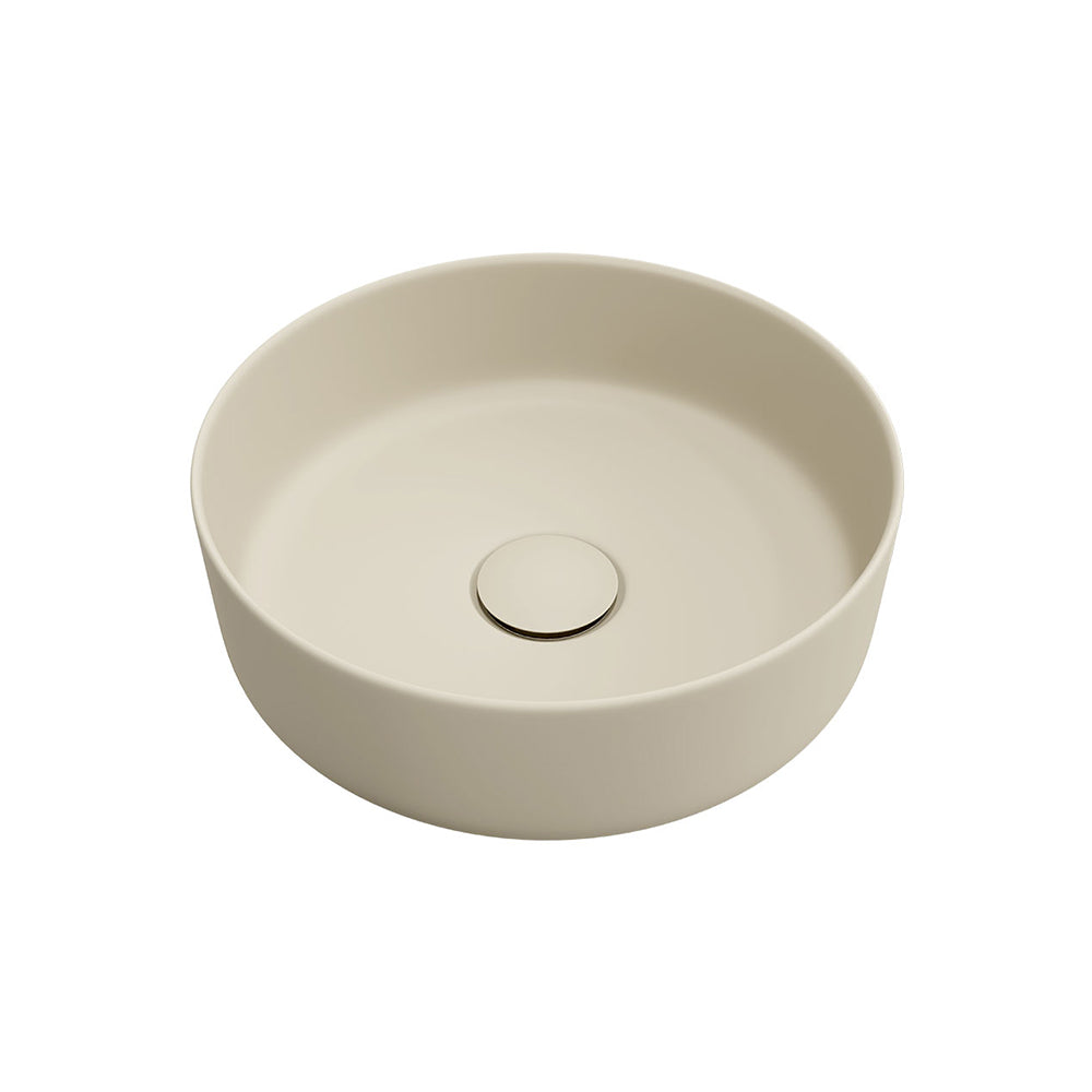 Fienza Reba Mini Round Above Counter Basin 310x110mm Khaki RB3280MK