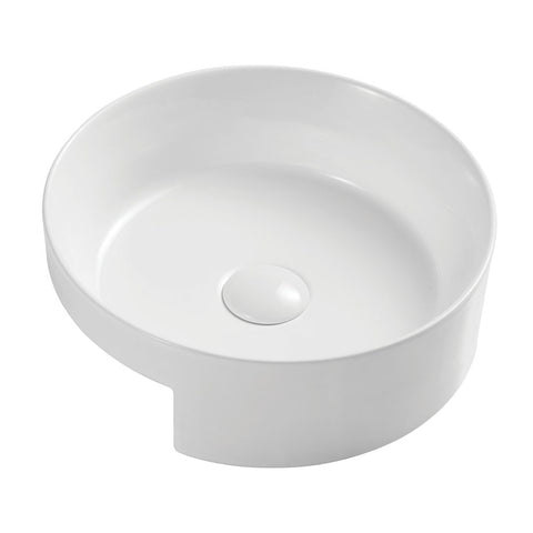 Fienza Reba Semi Recessed Basin 360x360mm (No taphole) Gloss White RB4064