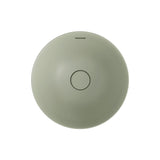 Fienza Aluca Round Semi Inset Basin w/ Overflow (Inc. Semi Inset Cut) Olive RB532MG-SEMI