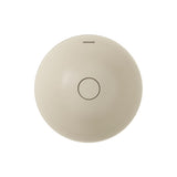 Fienza Aluca Round Semi Inset Basin w/ Overflow (Inc. Semi Inset Cut) Khaki RB532MK-SEMI