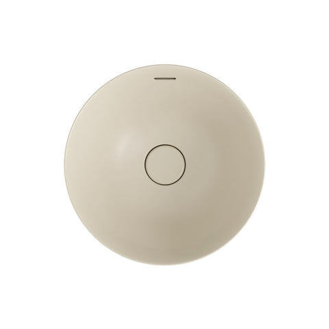 Fienza Aluca Round Semi Inset Basin w/ Overflow (Inc. Semi Inset Cut) Khaki RB532MK-SEMI