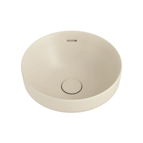 Fienza Aluca Round Semi Inset Basin w/ Overflow Khaki RB532MK