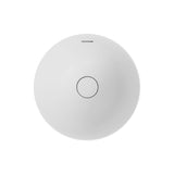 Fienza Aluca Round Semi Inset Basin w/ Overflow (Inc. Semi Inset Cut) Matte White RB532MW-SEMI