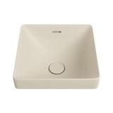Fienza Aluca Square Semi Inset Basin w/ Overflow (Inc. Semi Inset Cut) Matte Khaki RB533MK-SEMI