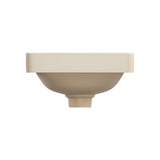 Fienza Aluca Square Semi Inset Basin w/ Overflow Khaki RB533MK
