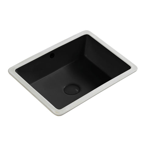 Fienza Koko Undermount Basin 465x350mm (Incl. Undermount Cut & Polish) Matte Black RB561B-UM