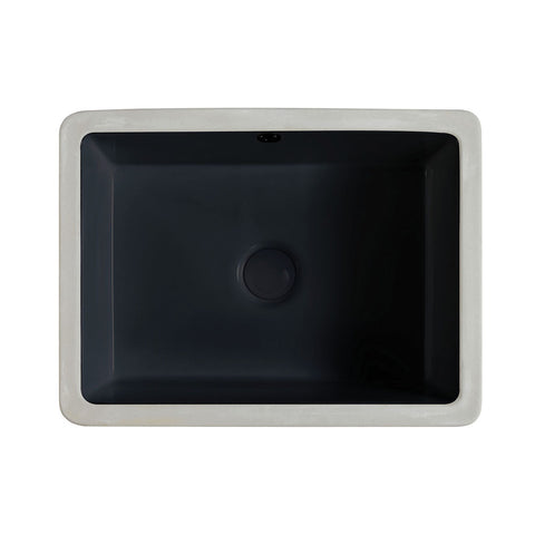 Fienza Koko Undermount Basin 465x350mm (Incl. Undermount Cut & Polish) Matte Black RB561B-UM