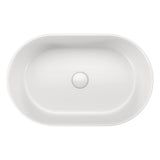 Fienza Aluca Pill Above Counter Basin 510x310x120mm Matte White RB8010MW