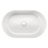 Fienza Aluca Pill Above Counter Basin 510x310x120mm Gloss White RB8010