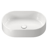 Fienza Aluca Pill Above Counter Basin 510x310x120mm Gloss White RB8010