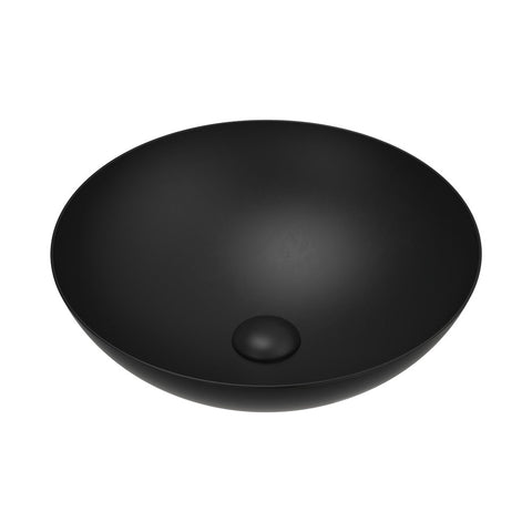 Fienza Aluca Above Counter Basin Matte Black RB821B