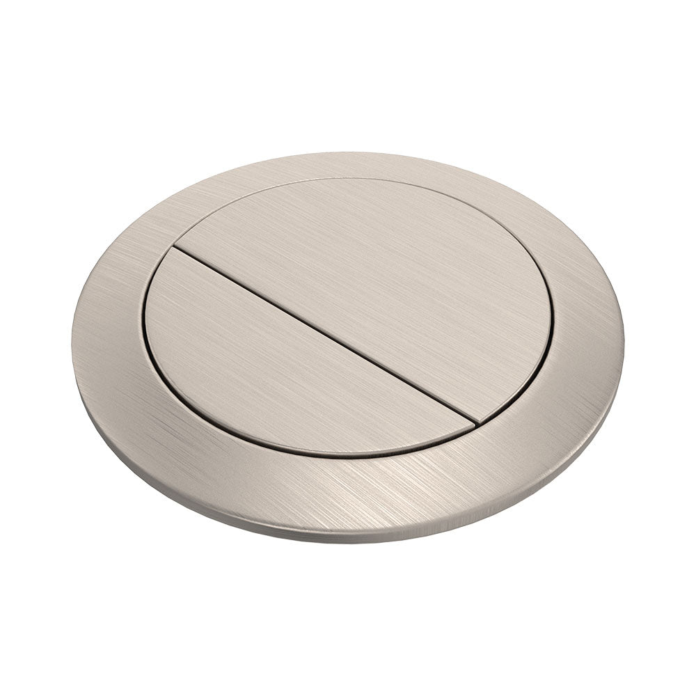 Fienza Round Flush Button 57mm Brushed Nickel RCFB-BN