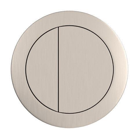 Fienza Round Flush Button 57mm Brushed Nickel RCFB-BN