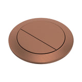 Fienza Round Flush Button 57mm Brushed Copper RCFB-CO