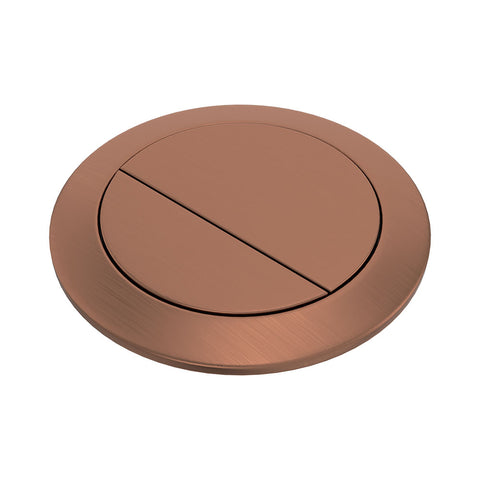 Fienza Round Flush Button 57mm Brushed Copper RCFB-CO