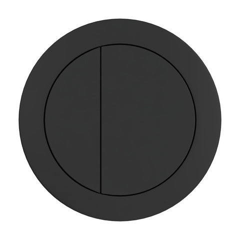 Fienza Round Flush Button 57mm Matte Black RCFB-MB