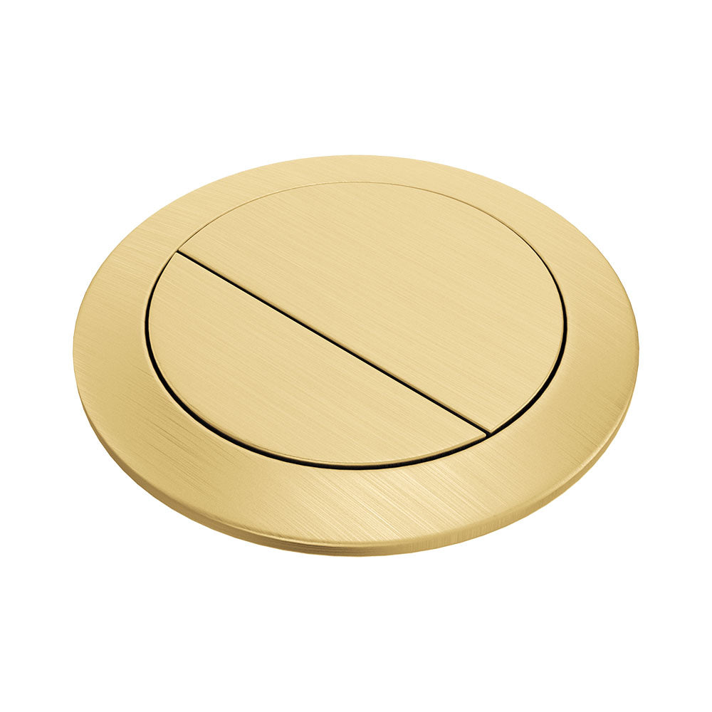 Fienza Round Flush Button 57mm Urban Brass RCFB-UB