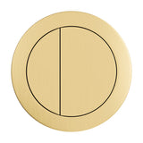 Fienza Round Flush Button 57mm Urban Brass RCFB-UB
